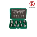 خرید جعبه بکس 9 پارچه E هنس مدل 46410-9B از ابزار قشقایی