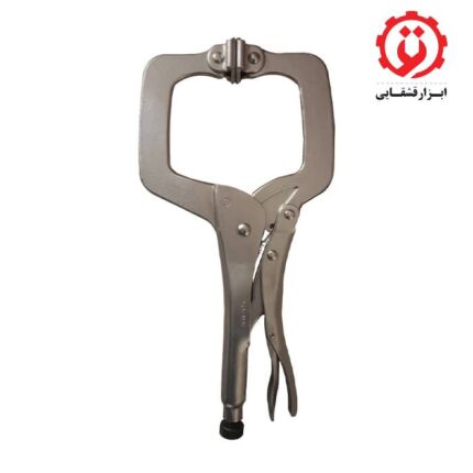 قیمت انبر قفلی C شکل ایران پتک مدل HE 1110 سایز 11 اینچ در ابزار قشقایی