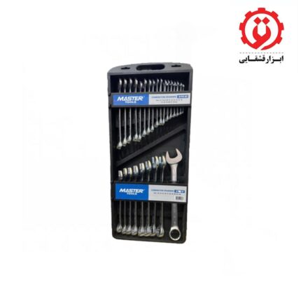 خرید مجموعه 26 عددی آچار یکسر تخت یکسر رینگی مستر تولز مدل MT110-26 در ابزار قشقایی
