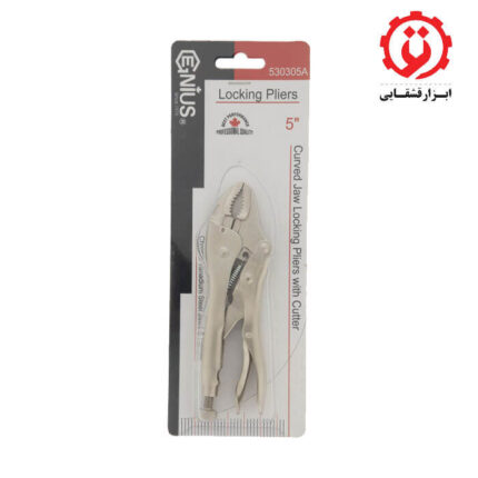 خرید اینترنتی انبر قفلی 5 اینچ جنیوس تولز مدل a5303050 از ابزار قشقایی