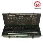خرید جعبه بکس 3/4 اینچ فشارقوی 17 پارچه هنس مدل 6617M8 از ابزار قشقایی