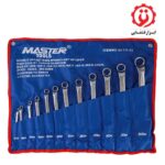 خرید مجموعه 12 عددی آچار دو سر رینگی مستر تولز مدل MT111-12 از ابزار قشقایی