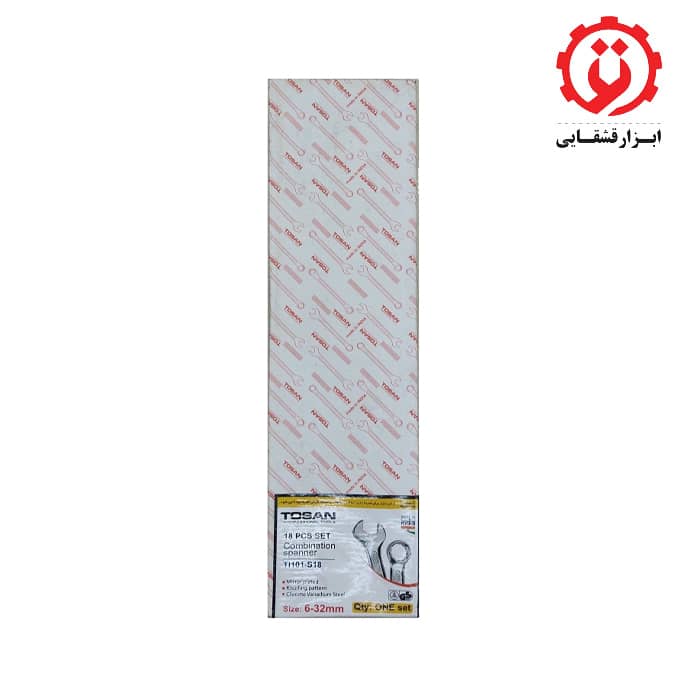 کمترین قیمت آچار یکسر رینگ 18 عددی توسن در ابزار قشقایی