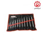 خرید مجموعه 12 عددی آچار دو سر رینگ سل پرو تایوان از ابزار قشقایی