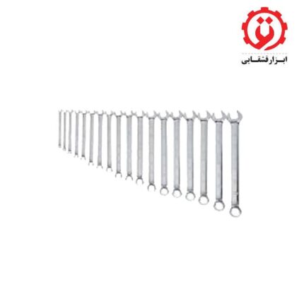 خرید مجموعه 18 عددی آچار یکسر تخت یکسر رینگ سل پرو تایوان از ابزار قشقایی