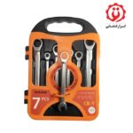خرید مجموعه 7 عددی آچار یکسر تخت یکسر جغجغهای سوباشی مدل CR-V از ابزار قشقایی