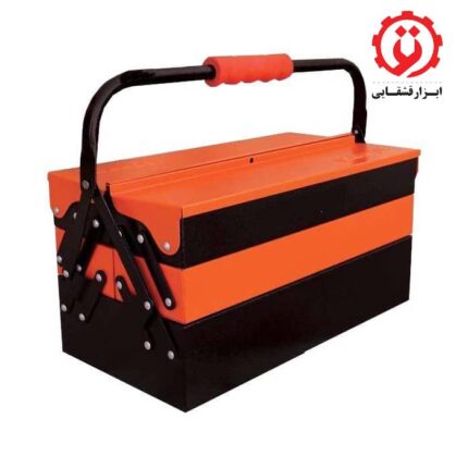 قیمت و خرید جعبه ابزار فلزی 30 سانت 3 طبقه مدل 303 از ابزار قشقایی