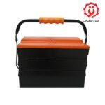 خرید جعبه ابزار فلزی 30 سانت 3 طبقه مدل 303 از ابزار قشقایی