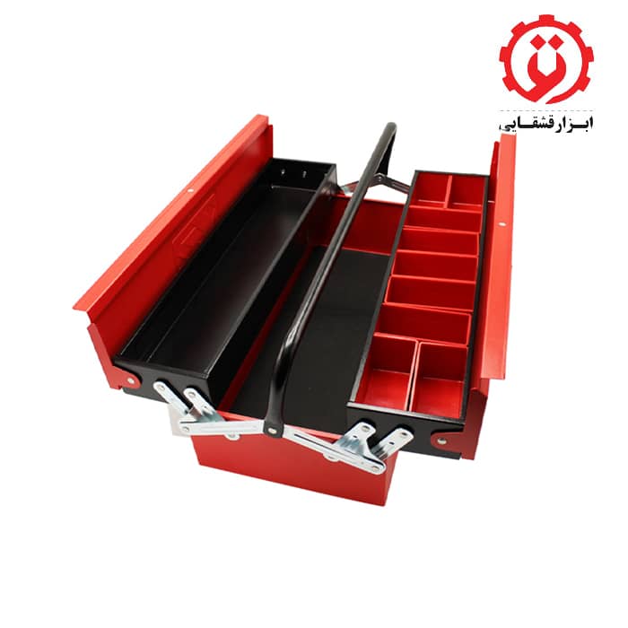 خرید جعبه ابزار فلزی 2 طبقه 46 سانت ایران پتک