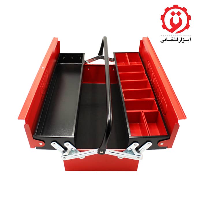 قیمت جعبه ابزار فلزی 2 طبقه 46 سانت ایران پتک
