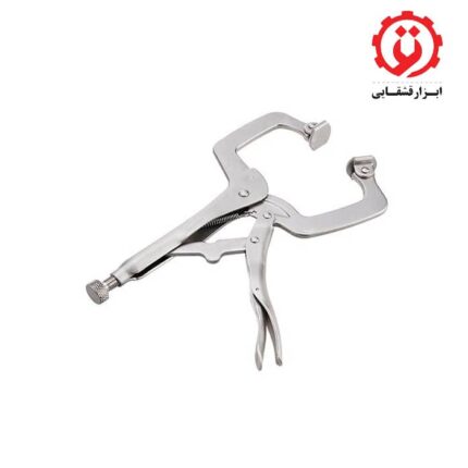 خرید اینترنتی انبر قفلی C شکل هماهنگ شونده ایران پتک 11 اینچ با بهترین قیمت
