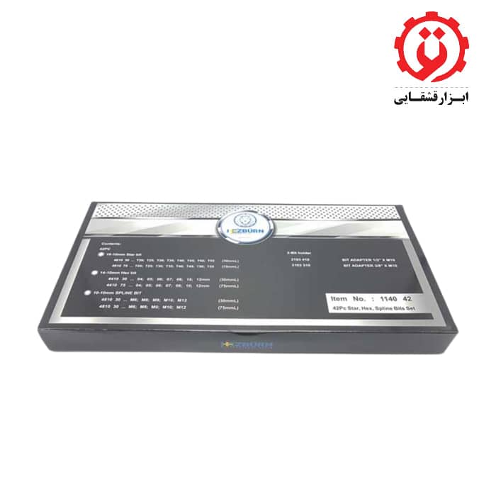 خرید ست بیت کوتاه و بلند 42 عددی هزبرن مدل 114042 با کمترین قیمت