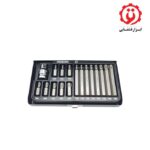 خرید ست بیت های ستاره‌ای کوتاه و بلند 17 عددی هزبرن مدل 11407 با کمترین قیمت از ابزار قشقایی
