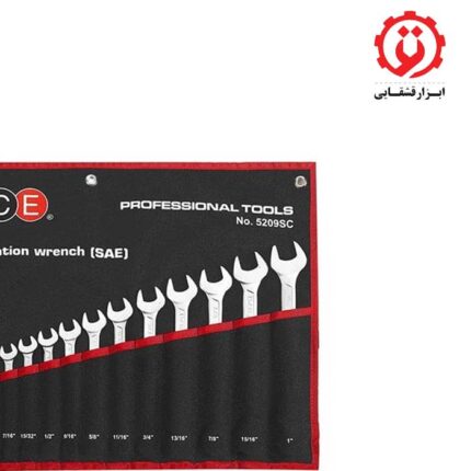 خرید اینترنتی ست آچار یکسر تخت یکسر رینگ کاور دار 20 عددی فورس مدل5209SC