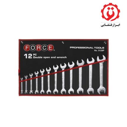 قیمت و خرید سری آچار دو سر تخت 12عددی فورس مدل 5128