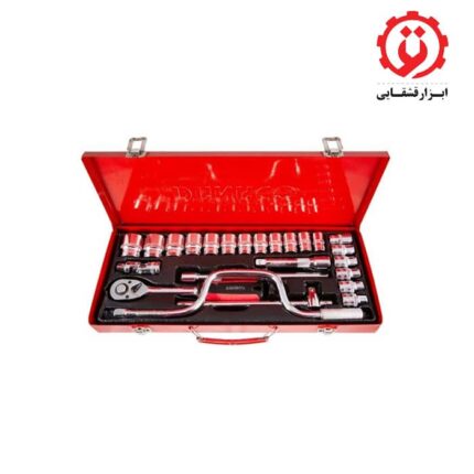 قیمت و خرید جعبه بکس 24 پارچه درایو 1/2 داناپلاس – DANAPLUS مدل DX3906424 از ابزار قشقایی