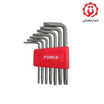 قیمت و خرید سری آچار ستاره ای 7 عددی فورس – FORCE مدل 5071 از ابزار قشقایی