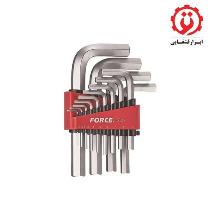 قیمت و خرید سری آچار آلن 13 عددی فورس – FORCE مدل 5137 از ابزار قشقایی