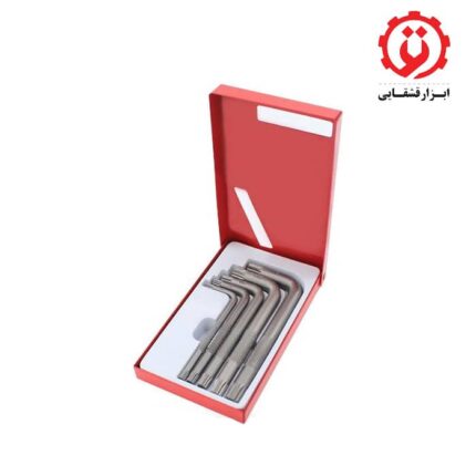 قیمت و خرید جعبه آچار آلن ستاره ای هزار خار 5 عددی فورس – FORCE مدل 5501 از ابزار قشقایی
