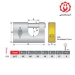 قفل کتابی 950 روکش سندبلاست کامپیوتری گیرا مدل 017 - Image 2