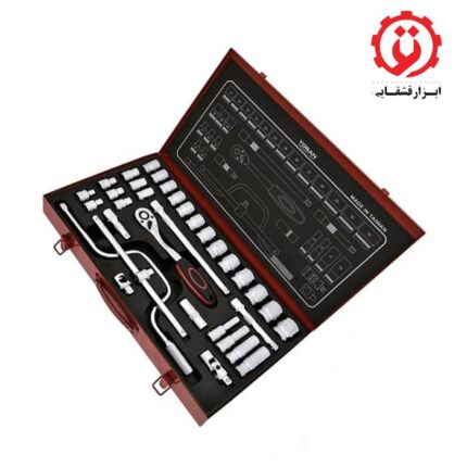 خرید اینترنتی جعبه بکس ۲۲ پارچه توسن مدل T1254-22M از ابزار قشقایی
