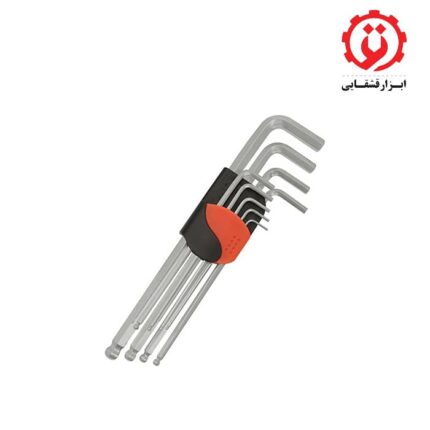 قیمت و خرید سری آچار آلن سرگرد فوق بلند 9 عددی از 10 – 1/5 میلیمتر داناپلاس – DANAPLUS مدل DXLB57209 از ابزار قشقایی