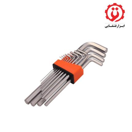 قیمت و خرید سری آچار آلن فوق بلند L شکل 12 عددی داناپلاس - DANAPLUS مدل DXL57212 از ابزار قشقایی