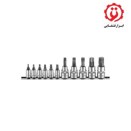 قیمت و خرید سری تورکس بکسی 1/4 و 3/8 درایو 11 عددی فورس – FORCE مدل 2111I از ابزار قشقایی