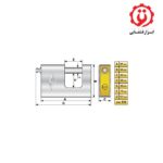 بهترین قیمت قفل کتابی گیرا - GIRA مدل 039 در ابزار قشقایی