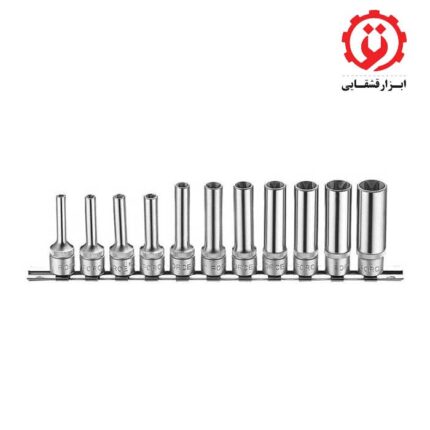قیمت و خرید سری بکس ستاره ای بلند 11 عددی فورس - FORCE مدل 3112 از ابزار قشقایی