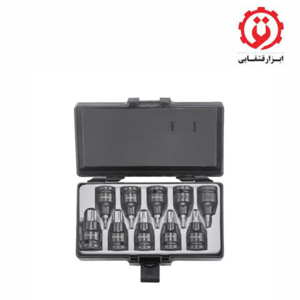 قیمت و خرید سری تورکس بکسی فشار قوی 1/2درایو فورس - FORCE مدل 4108 از ابزار قشقایی
