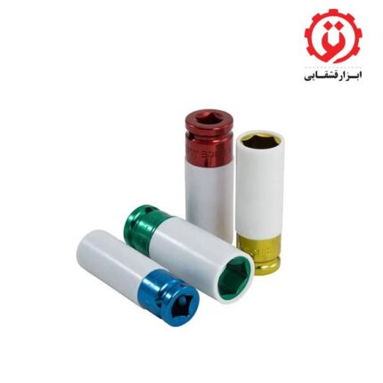 قیمت و خرید بکس فشار قوی بلند 6 پر رنگی 1/2 درایو فورس - FORCE مدل 4458521C از ابزار قشقایی