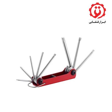 قیمت و خرید سری آچار ستاره‌ای چاقویی 8 عددی فورس - FORCE مدل 5083F از ابزار قشقایی