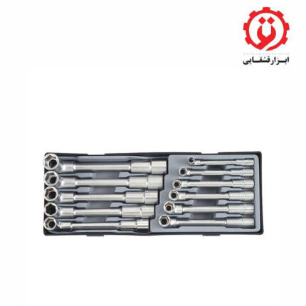 قیمت و خرید سری آچار چپقی دو طرفه 11 عددی فورس - FORCE مدل T5114 از ابزار قشقایی