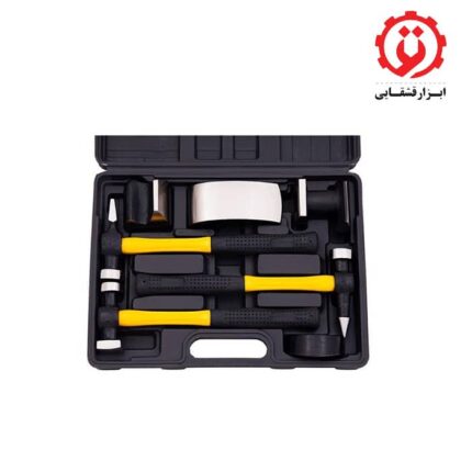 قیمت و خرید ست لوازم صافکاری 7 عددی هزبرن - HEZBURN مدل H126390107 از ابزار قشقایی