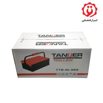 بهترین قیمت جعبه ابزار سایز 35 سانت 2 طبقه تنسر - TANSER مدل 352 در ابزار قشقایی