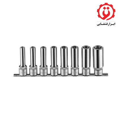 قیمت و خرید سری آچار بکس بلند ستاره ای 1/2 اینچ درایو فورس - FORCE مدل 4083 از ابزار قشقایی