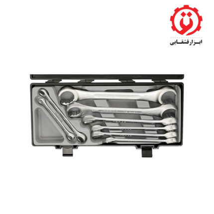 قیمت و خرید آچار دو سر رینگ باز 8 عددی فورس - FORCE مدل 5082 از ابزار قشقایی