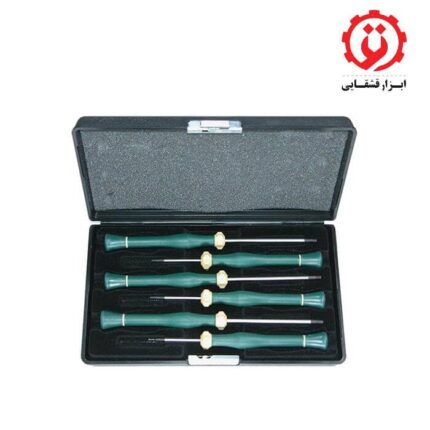قیمت و خرید جعبه پیچ گوشتی ساعتی آلنی 6 عددی فورس مدل 2065 از ابزار قشقایی