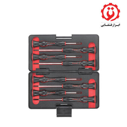 قیمت و خرید جعبه پیچ گوشتی ساعتی سوراخ دار 8 عددی فورس مدل 2088T از ابزار قشقایی