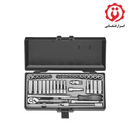 قیمت و خرید جعبه بکس 1/4 درایو 40 پارچه فورس مدل 2402 از ابزار قشقایی