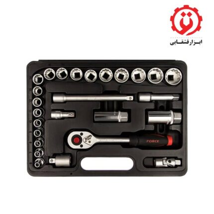 قیمت و خرید جعبه بکس 26 عددی 3/8 درایو 12 پر فورس مدل 9-3261 از ابزار قشقایی