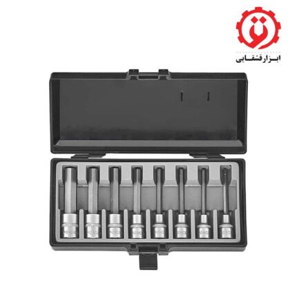 قیمت و خرید جعبه آلن بکسی بلند 1/2 درایو 8 عددی فورس مدل 4092 از ابزار قشقایی