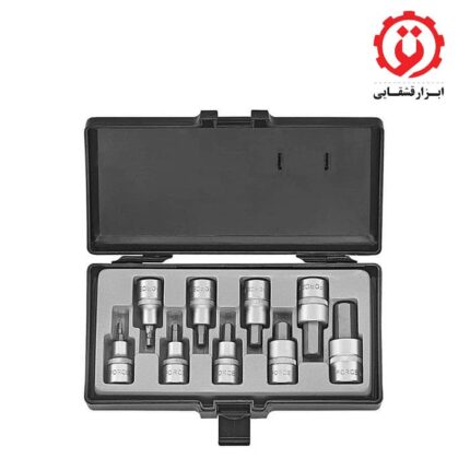 قیمت و خرید ست آلن بکسی کوتاه 1/2 درایو 9 عددی فورس مدل 4101 از ابزار قشقایی