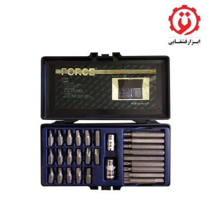 قیمت و خرید جعبه بیت کوتاه و بلند 28 عددی فورس مدل 4271 از ابزار قشقایی
