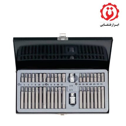 قیمت و خرید جعبه بیت کوتاه و بلند 1/2 و 3/8 اینچ درایو فورس مدل 4401 از ابزار قشقایی