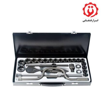 قیمت و خرید جعبه بکس فشار قوی 1/2 درایو با دسته هندلی و پیم فورس مدل 4323 از ابزار قشقایی