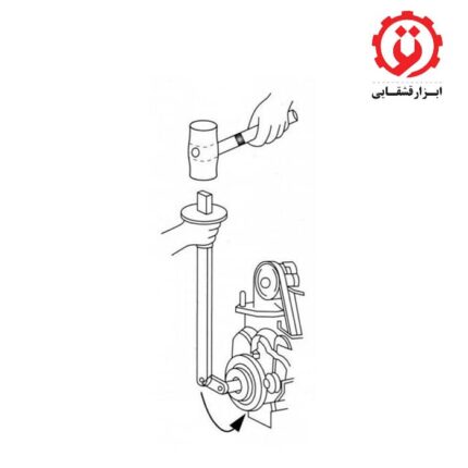 خرید دسته بکس ضربه خور مخصوص پولی و فلای ویل فورس مدل 9G0712 از ابزار قشقایی