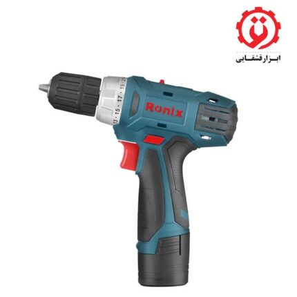 خرید دریل پیچ گوشتی شارژی 12 ولت رونیکس مدل 8012C از ابزار قشقایی