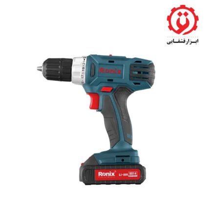 خرید دریل پیچ گوشتی شارژی 14 ولت رونیکس مدل 8014 از ابزار قشقایی